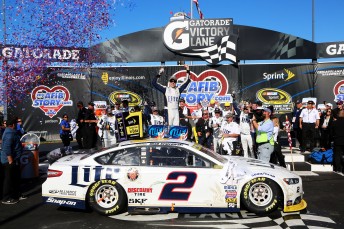 Keselowski and co celebrate in Chicago