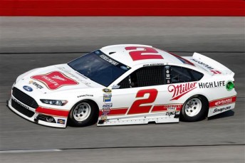 Keselowski and his throwback livery at Darlington