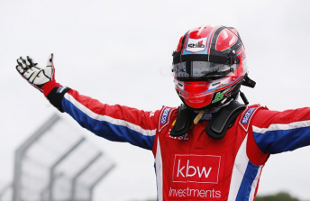 Kevin Ceccon claimed his maiden victory in Race 2 at Silverstone