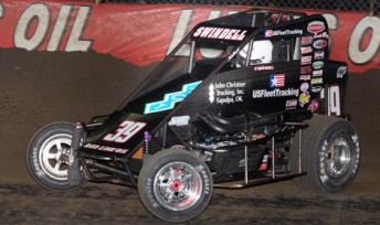 Kevin Swindell took his record fourth straight Chili Bowl win