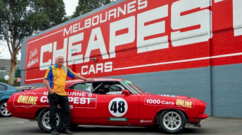 Kim Jane with the #48 Falcon