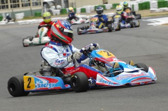 James Kovacic on his way to victory in the 2009 South Australian Karting Championship. (Pic: photowagon.com.au)