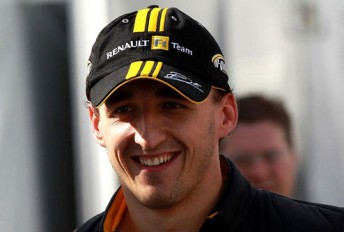 Lotus Renault GP driver Robert Kubica
