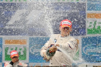Robert Kubica could be spraying the champagne as a rally driver