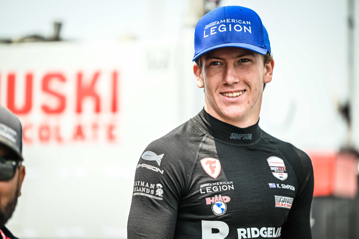 Kyffin Simpson has joined the Ganassi IndyCar squad, which now numbers five full-time entries. Image: Supplied