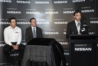 V8 Supercars driver Todd Kelly with Nissan Australia