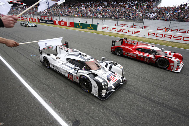 The Porsche #19 driven by Kiwi Earl Bamber, Nico Hulkenberg and Nick Tandy beat the more fancied #17 of Mark Webber, Brendon Hartley and Timo Bernhard at Le Mans