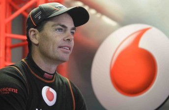 Craig Lowndes will start from pole this evening