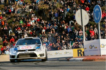 Latvala lead the field coming off the tarmac stages