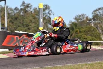 Pierce Lehane is one of the favourites for the Rotax Light national crown this weekend 