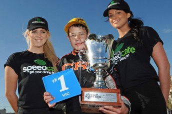 Pierce Lehane had a successful day winning the round, the Victorian Championship and the Pro Junior title. Pic: photowagon.com.au