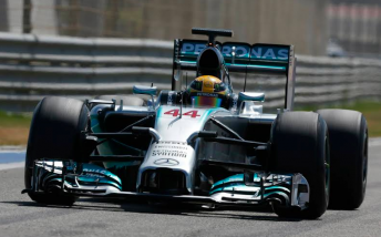 Lewis Hamilton topped the final day of pre-season testing