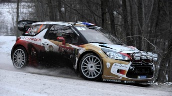 Sebastien Loeb stretched his lead in the tricky conditions