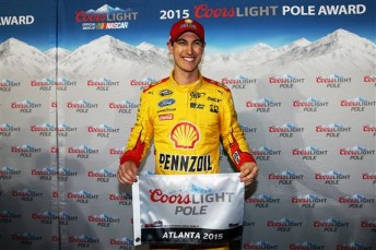 Logano adds the Atlanta pole to his Daytona win 
