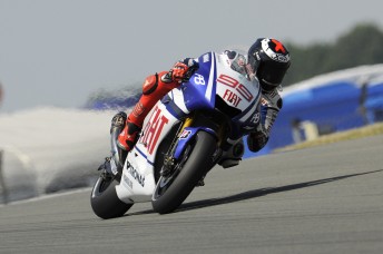 Jorge Lorenzo will start from pole in Germany