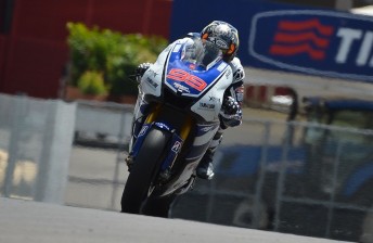 Jorge Lorenzo was the pick of the bunch in practice in Italy