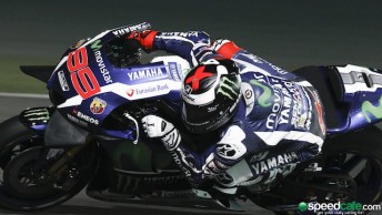 Jorge Lorenzo shows the way in opening testing at Qatar