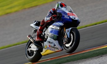 Jorge Lorenzo set the benchmark in the opening day of testing