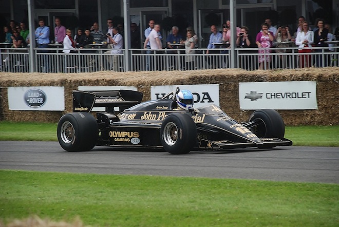 Lotus 97T at the Goodwood Festival of Speed