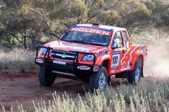 Craig Lowndes in his Holden Colarado