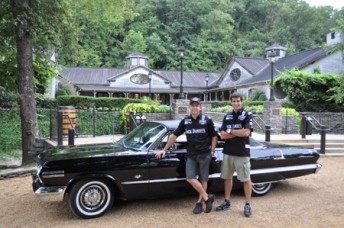 Todd and Rick Kelly at the Jack Daniel