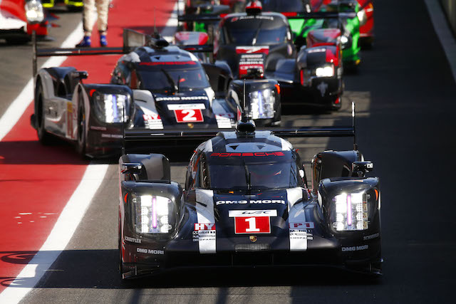 Porsche has shown blistering pace to lock out the front row in qualifying at Spa
