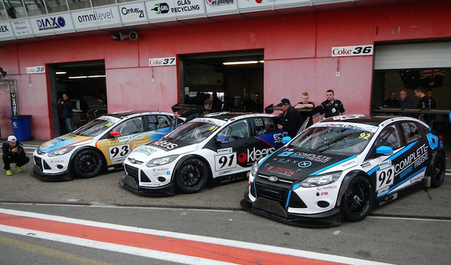 The three MARC Focus V8s at Zolder