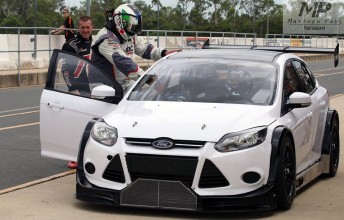 The latest MARC Focus received a shakedown at Queensland Raceway last week. pic: Matthew Paul Photography