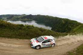 Bruno Magalhães scord his first IRC victory at the Sata Rally Acores