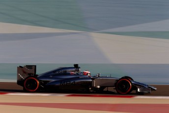 Kevin Magnussen fastest on the second day of testing Bahrain 