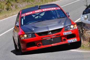 Eddie Maguire won the inaugural Targa Hellyer Gorge rally earlier this year