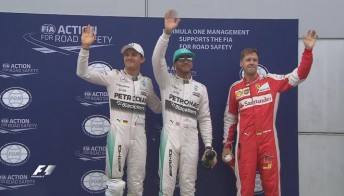 Lewis Hamilton tops qualifying from Sebastian Vettel and Nico Rosberg in Malaysia