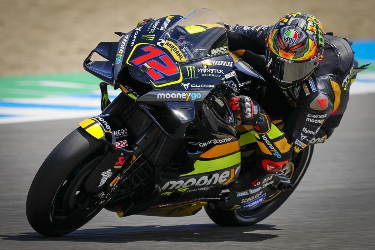 Marco Bezzecchi has taken his third MotoGP pole of the year in India. Image: Supplied