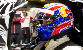 Mark Webber behind the wheel of the Porsche LMP1