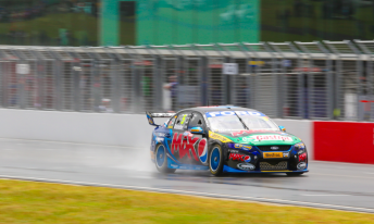 Mark Winterbottom ended a wet/dry qualifying session on top