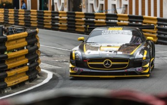 Maro Engel scores pole at Macau with record lap