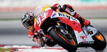Marc Marquez sets the pace in Sepang testing
