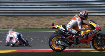 Marc Marquez wins as Dani Pedrosa suffers a high-side to all but end his title hopes