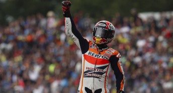 Marc Marquez creates history with consecutive MotoGP crown 