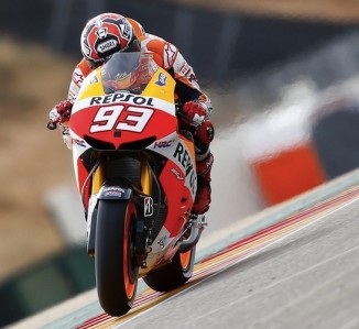 Marc Marquez wins but celebrations muted after contact led to team-mate Dani Pedrosa