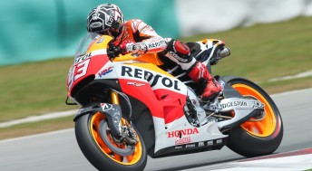 Marc Marques was fastest on all three days in Malaysia