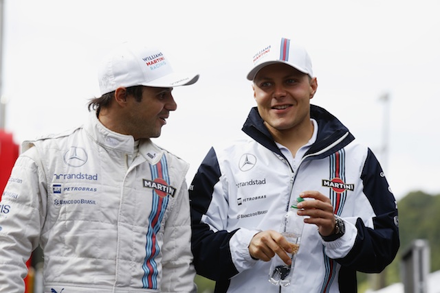 Felipe Massa and Valtteri Bottas