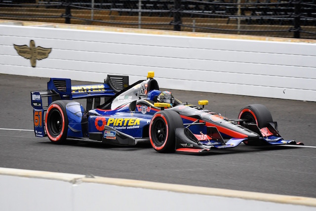 Matt Brabham has performed brilliantly in his maiden IndyCar outing to finish 16th