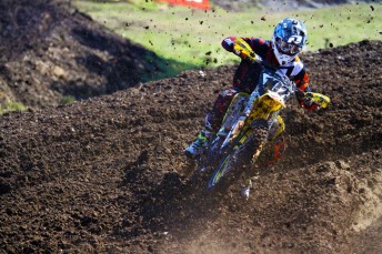 Matt Moss took the first non-KTM victory in the MX Nationals this season (Pic motoonline.com.au)