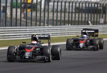Jenson Button and Fernando Alonso will start from the back of the grid at Spa