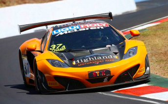 The McLaren set the fastest lap of the race with Van Gisbergen at the wheel