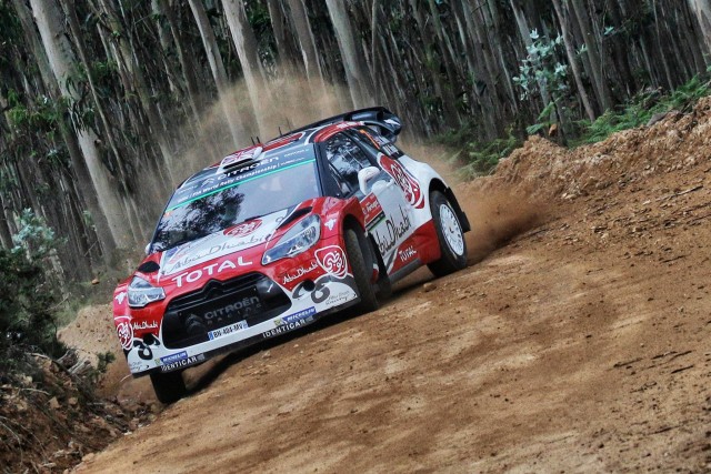 Kris Meeke is in the box seat at Rally de Portugal
