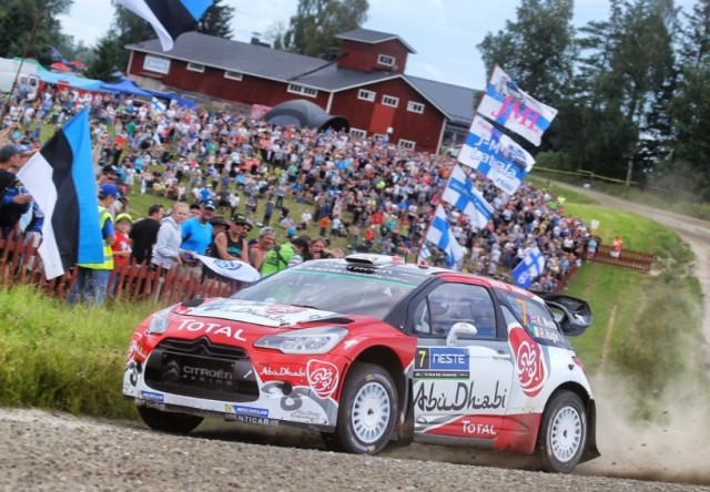 Kris Meeke is on the verge of winning Rally Finland