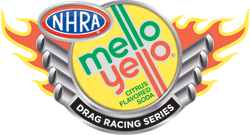 The new logo for the NHRA Mello Yello Drag Racing Series 