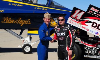 Meyers described his Blue Angels experience as "something else"